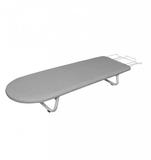 Tabua mesa de passar roupa portatil dobravel c/ porta ferro - Utilaço