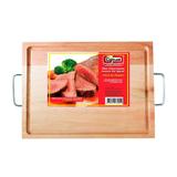 Tábua p/ Churrasco Eucalipto c/ Pegador 43X27cm - Prolar