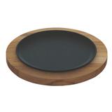 Tábua Para Churrasco Redonda Tramontina Mix Grill 30Cm Envernizado