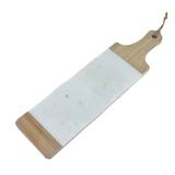 Tabua Para Cortes Em Bambu Com Marmore L50Xp12,5Cm - 24062 - Dynasty