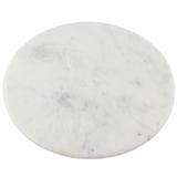 Tábua Redonda de Mármore Branco 30cm Para Bolos Queijos Tortas - Precinho justo hu