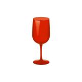 Taça Água/Vinho - Fun 380 ml - Vermelho Transparente Coza