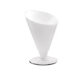 Taça Centro de Mesa Diagonal 27,5X21 cm Branco - Luvidarte