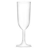 Taça Champagne Descartável Cristal 220ml c/4 - Strawplast