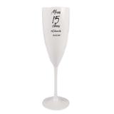 Taça Champagne Personalizada Aniversário Meus 15 Anos - Aluá festas