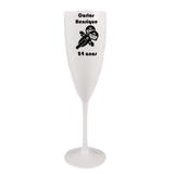 Taça Champagne Personalizada Aniversário Motoqueiros - Aluá festas