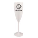 Taça Champagne Personalizada Casamento Brasão Pai da Noiva - Aluá festas