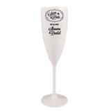 Taça Champagne Personalizada Casamento Save The Date Angel - Aluá festas