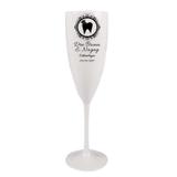 Taça Champagne Personalizada Formatura Odontologia - Aluá festas