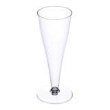 Taça de Acrílico para Champanhe Cristal de 70ml com 5 Unidades Plastilânia