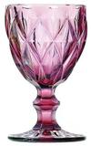 Taça de Água e Vinho Diamante Lilás 210ML Kit 12 Elegance - Class home