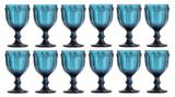 Taça de Água Libélula Azul 260ML Kit com 12 Unidades - Class home