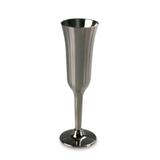 Taça de Champanhe Inox Descartável Premium 178 ml 06 unidades - Regina Festas
