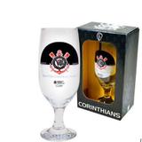 Taça de vidro para cerveja Corinthians 300 ml - Allmix