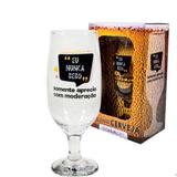 Taça de vidro para cerveja eu nunca bebo 300 ml - Almix