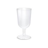 Taça de Vinho 210ml Descartável Premium 6 unidades Silverplastic - Festabox