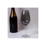 Taça de Vinho em Cristal Prestige 450ml Fumê - Casa etna