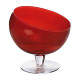 Taça Diagonal Jacqueline 14x14cm Vermelho Luvidarte