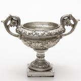 Taça Floral Dubai Prata - Soul home