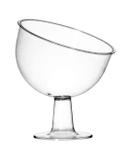 Taça Inclinada Grande Bala Doces Sobremesas Cor Cristal 2,7L - 3t