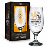 Taça na caixa 300ml - pai - pai sempre seguirei seus passos - Brasfoot