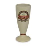 Taça Steel Festival Cerveja 200ml Mondoceram 17,7cmx7,5cmx7,5cm Areia