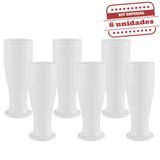 Taça Tulipa Durável Branca Leitosa 260ml 6 unidades Bezavel - Festabox
