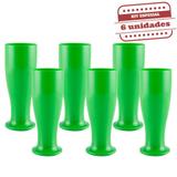 Taça Tulipa Durável Verde Neon Leitosa 260ml 6 unidades Bezavel - Festabox