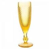 Taças Champagne Ambar Bico de Jaca 6 peças - Decorafast