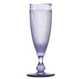 Taças Champagne Bico de Jaca 6 Peças 120 ml Violeta Bon Gourmet