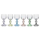 Taças Klaudie coloridas para licor Bohemia 58004