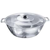 Tacho De Aluminio Fundido Batido Polido N30 4,5 Litros C/Tampa - Alumínio oriental