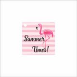 Tag para Lembrancinha Festa Flamingo 24 unidades Duster - Festabox