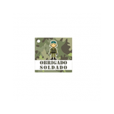 Tag para Lembrancinha Festa Militar 24 unidades Duster - Festabox