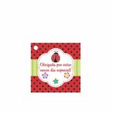 Tag para Lembrancinha Joaninha 24 unidades Duster - Festabox