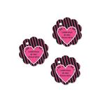 Tag para Lembrancinhas Pink Party c/24 unidades - Ultrafest