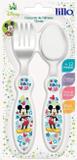 Talheres Infantil Mickey Aço Inox Diney Lillo