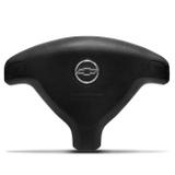 Tampa Bolsa Capa Buzina Central Volante Air Bag Zafira Astra Corsa Classic 2001 A 2013 Preto - Cvd