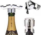 Tampa Para Garrafa Champagne Espumante Rolha Vacuo Inox - Home