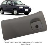 Tampa Porta Luvas Gol Parati Saveiro G2 Bola 1995 até 1999 Cinza Claro - Luccauto