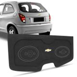 Tampão Porta Malas Celta 2000 a 2017 2 Portas Carpete Grafite Furos 6x9 Bagagito Fácil Instalação - R-acoustic