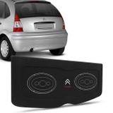 Tampão Porta Malas Citroen C3 2002 a 2012 4 Portas Carpete Cinza Furos 6x9 Bagagito Fácil Instalação - R-acoustic