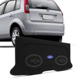 Tampão Porta Malas Fiesta Hatch 2003 a 2011 Carpete Preto Furos 6x9 Bagagito Fácil Instalação - R-acoustic