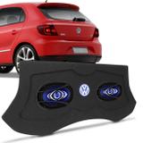 Tampão Porta Malas Gol G5 G6 2009 a 2016 Bordado + Alto Falantes Hurricane CM69 6x9 180W RMS 4 Ohms - Prime