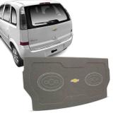 Tampão Porta Malas Meriva 2002 a 2012 Carpete Cinza Furos 6x9 Bagagito Fácil Instalação - R-acoustic