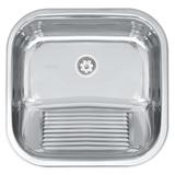 Tanque Tramontina Hera 23 L em Aço Inox Polido 40 x 40 cm com Válvula 94403407