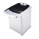 Tanquinho super star branco tampa preta com timer semiautomático - Lave mais