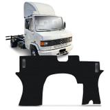 Tapete Caminhão Borracha PVC Mercedes-Benz 709 710 912 914 com Logo Preto 1 Peça - Requinte tapetes