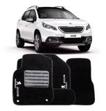 Tapete Carpete Peugeot 2008 2015 2016 2017 2018 5 Pçs Preto