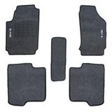 Tapete Carpete Volkswagen Fox Grafite 2004 2005 2006 2007 2008 2009 2010 2011 2012 2013 Personalizado com logo - 5 peças 20 009 - Ecotap